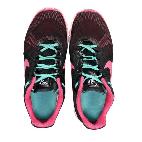 Nike Shoes Womens 8 Athletic Trainers Free 3.0 Advantage Running Sneaker Black - Picture 6 of 13